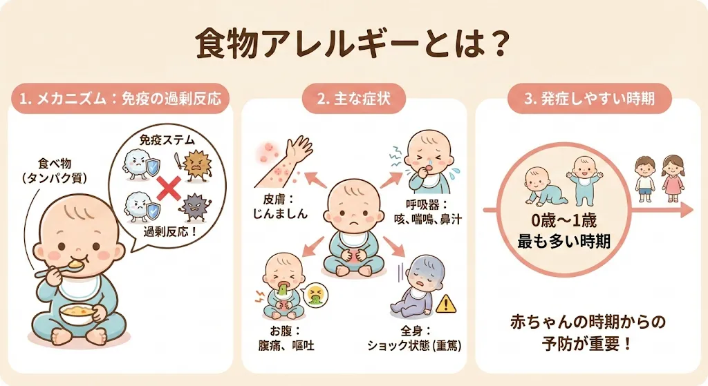食物アレルギーとは？